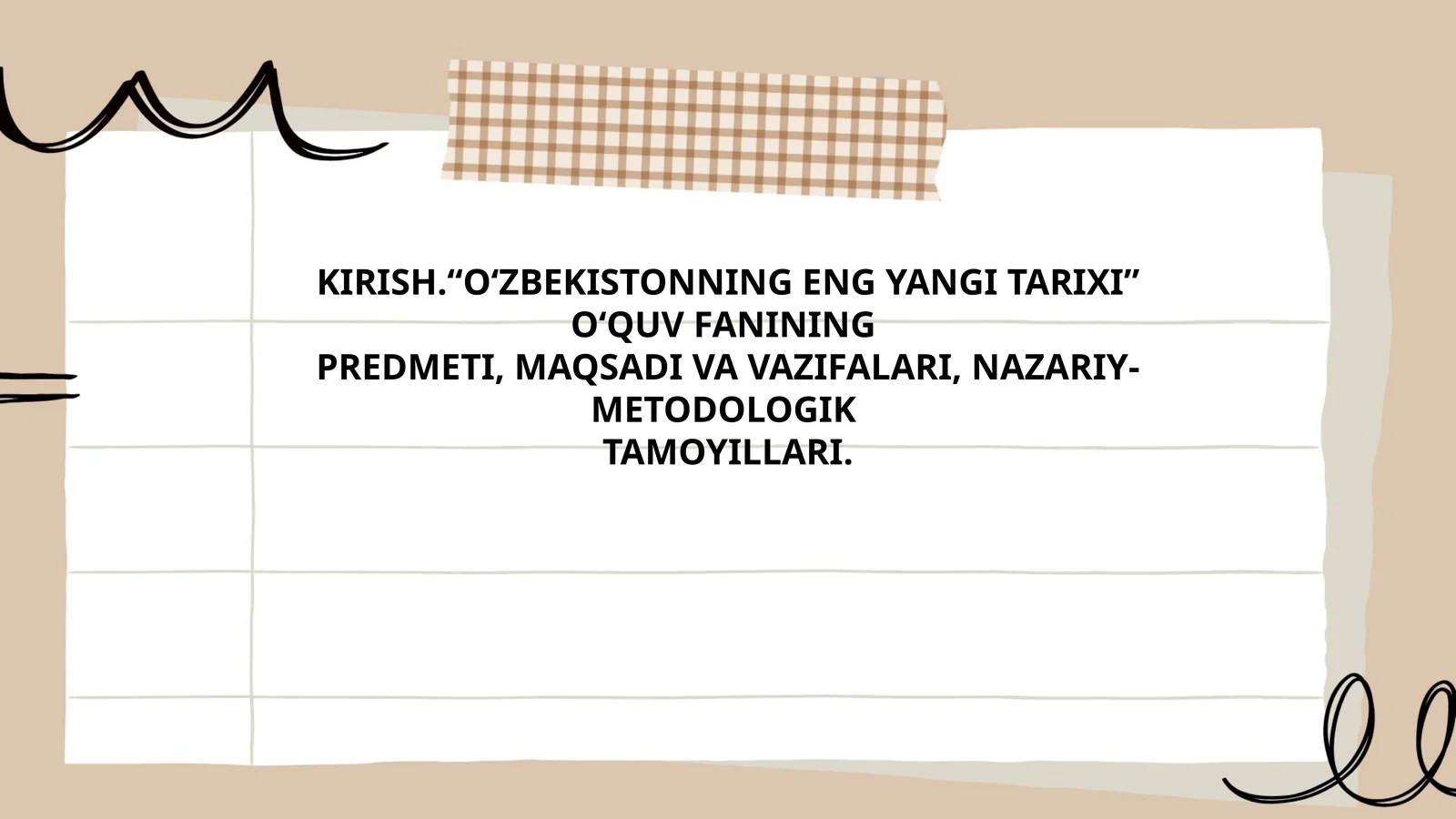 O‘zbekistonning Eng Yangi Tarixi 1