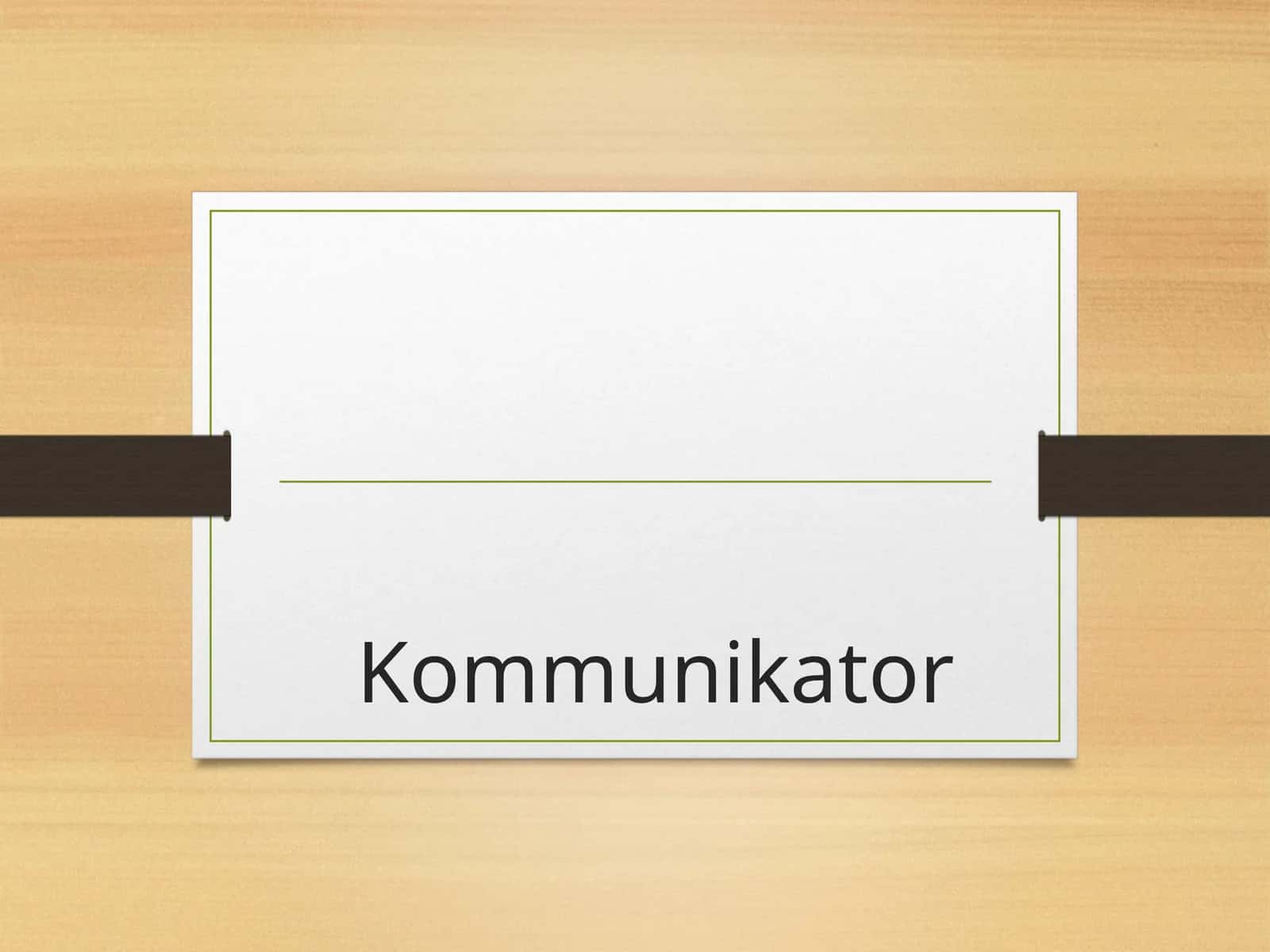 Kommunikator 1