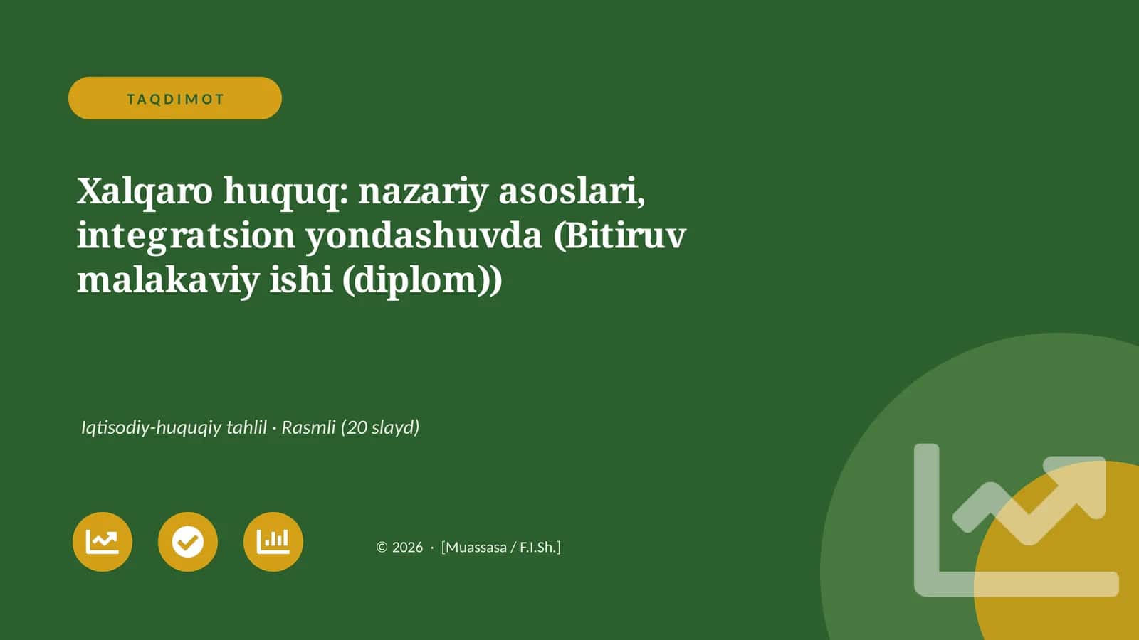 Xalqaro huquq: nazariy asoslari, integratsion yondashuvda (Bitiruv malakaviy ishi (diplom)) 1