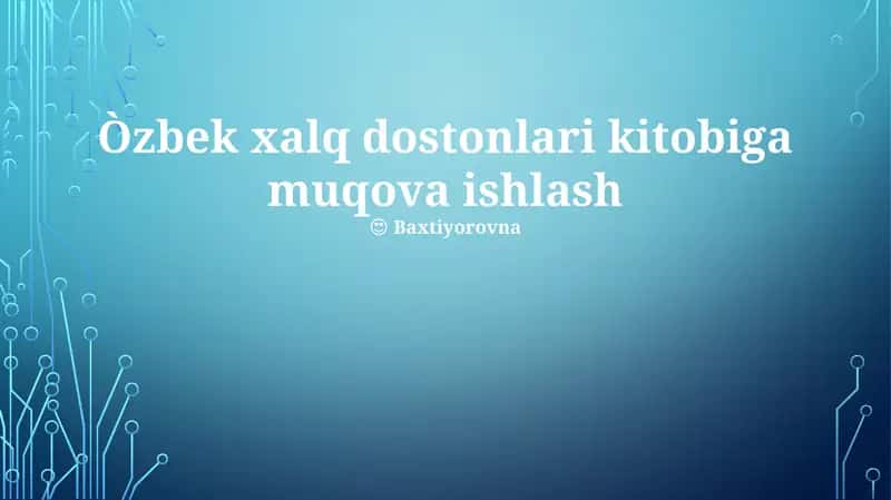 Qopqoqni yaratish: San'at va Tipografiya 1