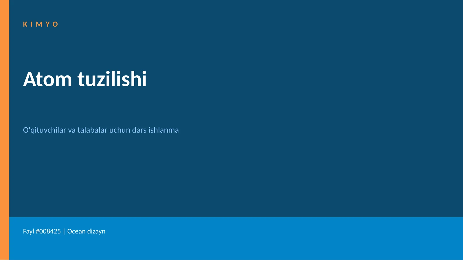 Atom tuzilishi 1