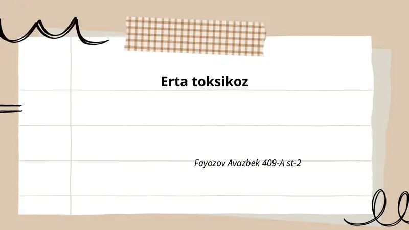 Erta toksikoz 1