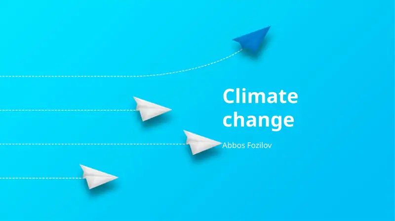 Climate change 1