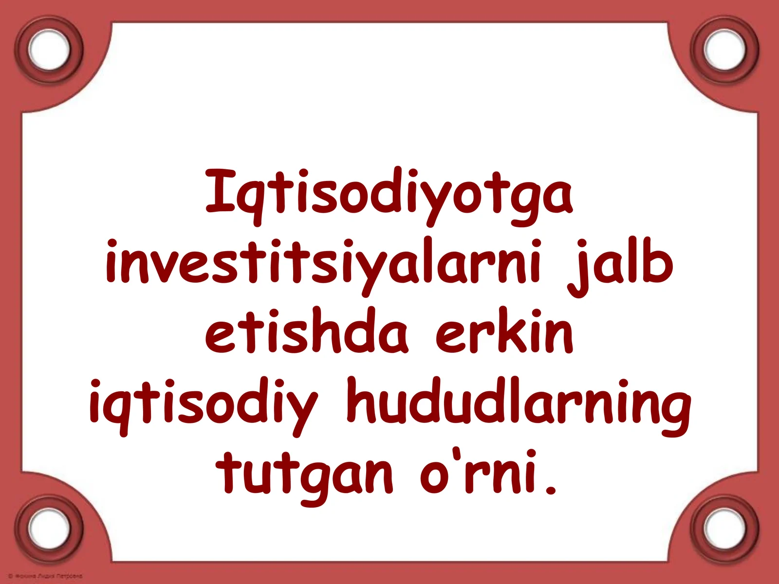 Iqtisodiyotga investitsiyalarni jalb etishda erkin iqtisodiy hududlarning tutgan o‘rni 1