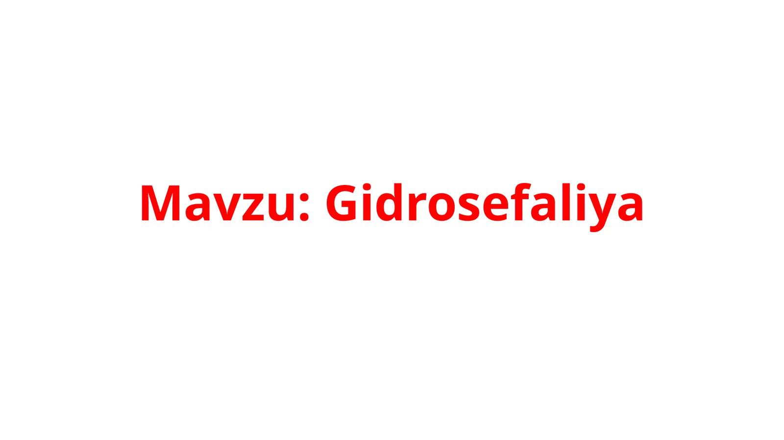 Gidrosefaliya 1