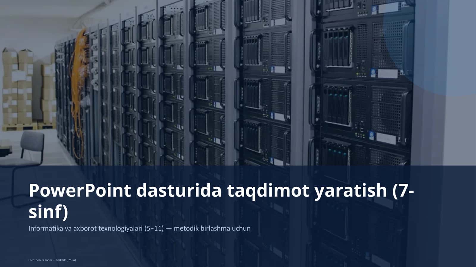 PowerPoint dasturida taqdimot yaratish (7-sinf) 1