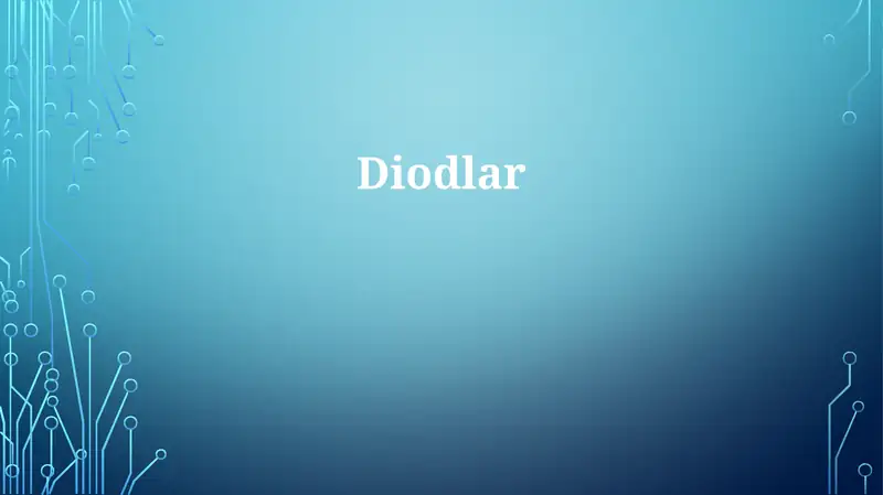 Diodlar 1