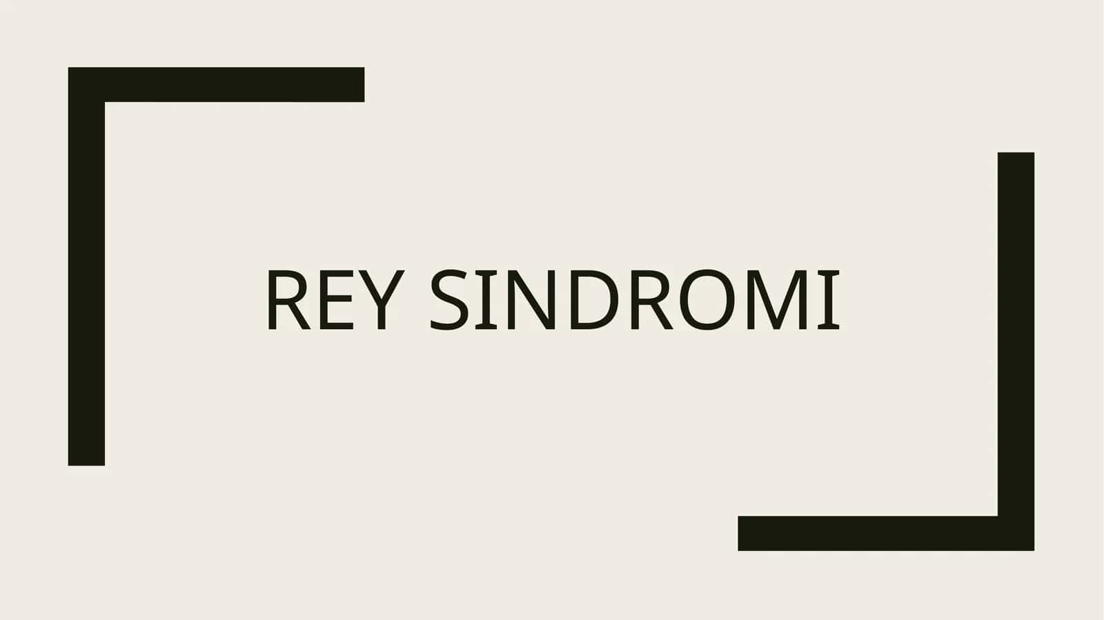 Reysindromi 1