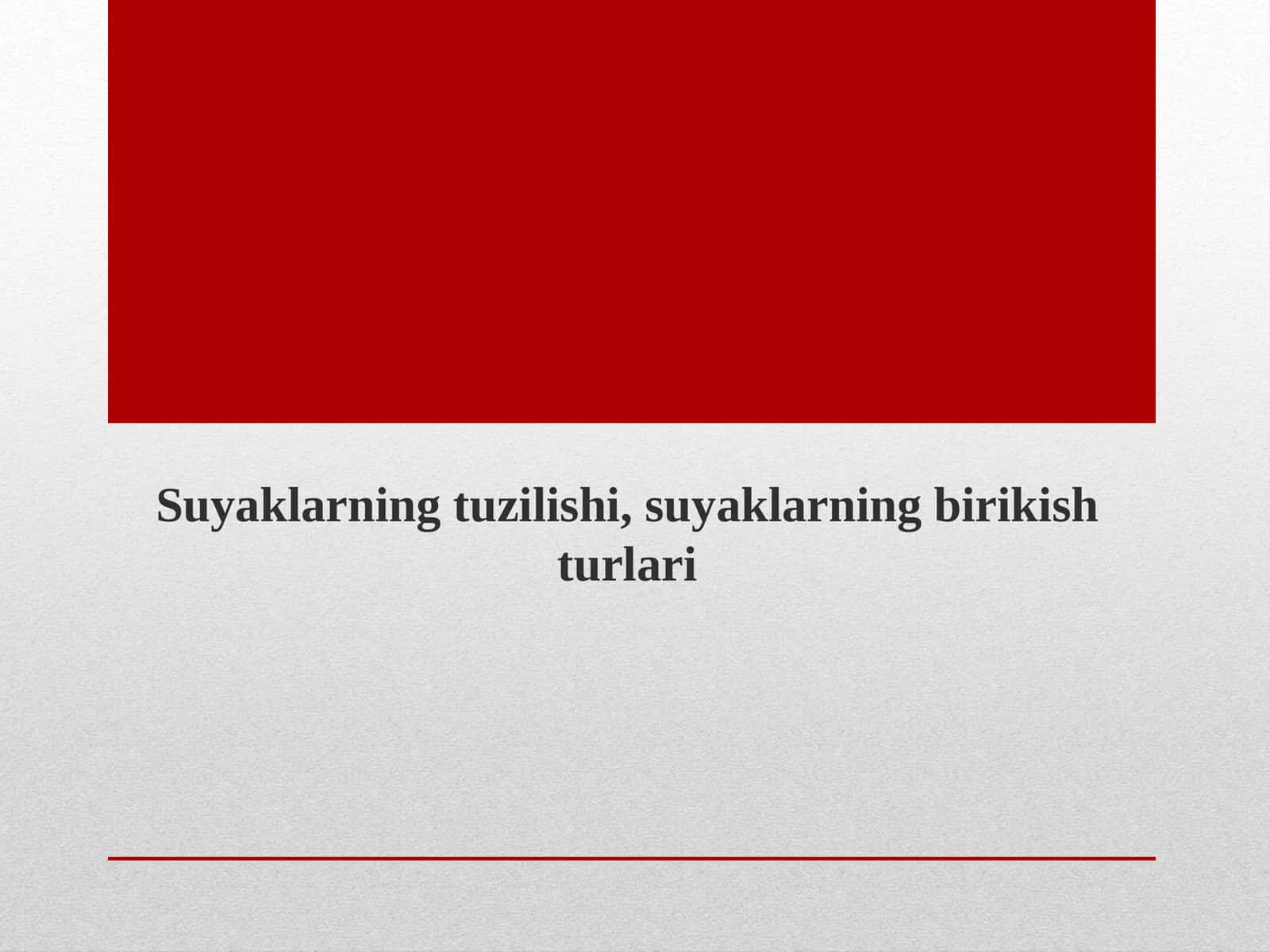 Suyaklarning tuzilishi, suyaklarning birikishturlari 1