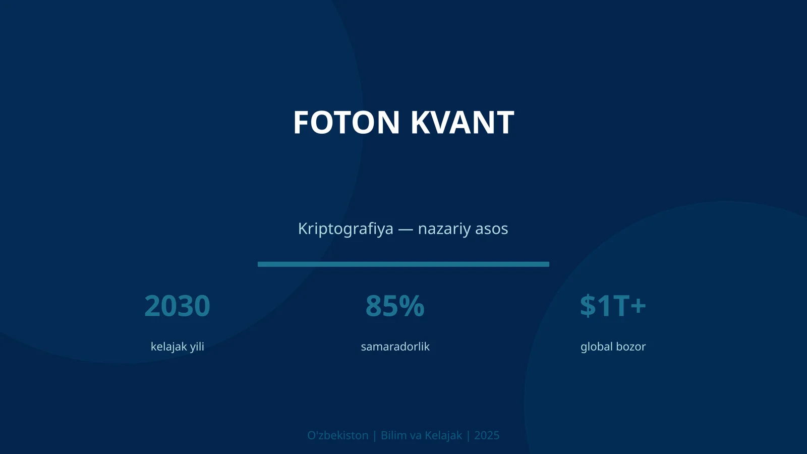 Foton kvant 1