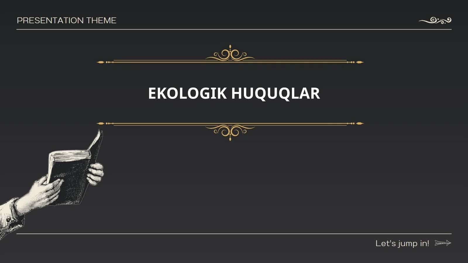 Ekologik huquqlar: tushuncha va tamoyillar 1