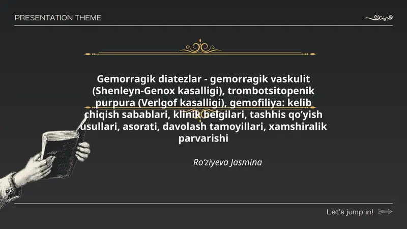 Gemorragik diatezlar 1