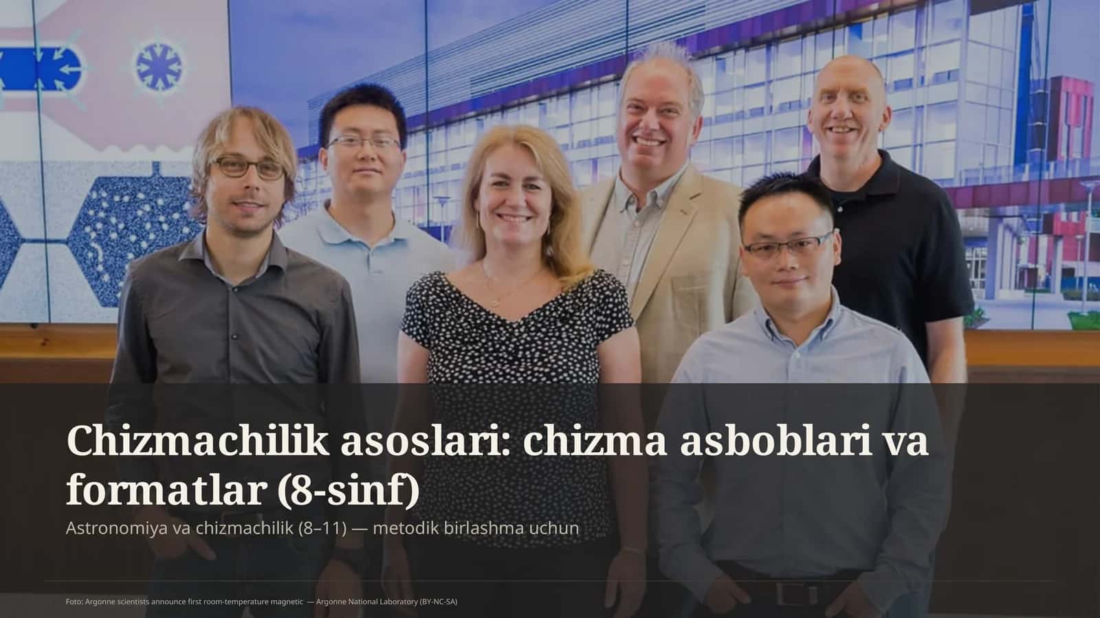 Chizmachilik asoslari: chizma asboblari va formatlar (8-sinf) 1