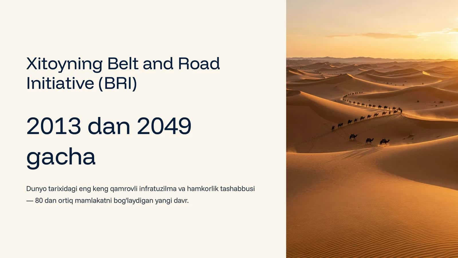 Belt and Road Initiative (BRI) 1