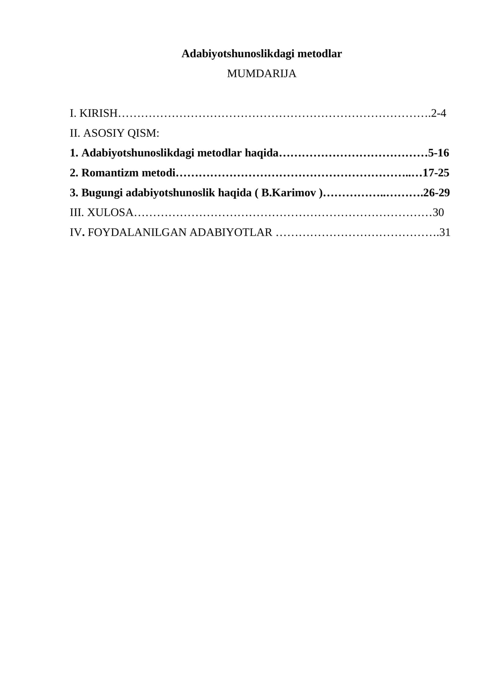 Adabiyotshunoslikdagi metodlar 1