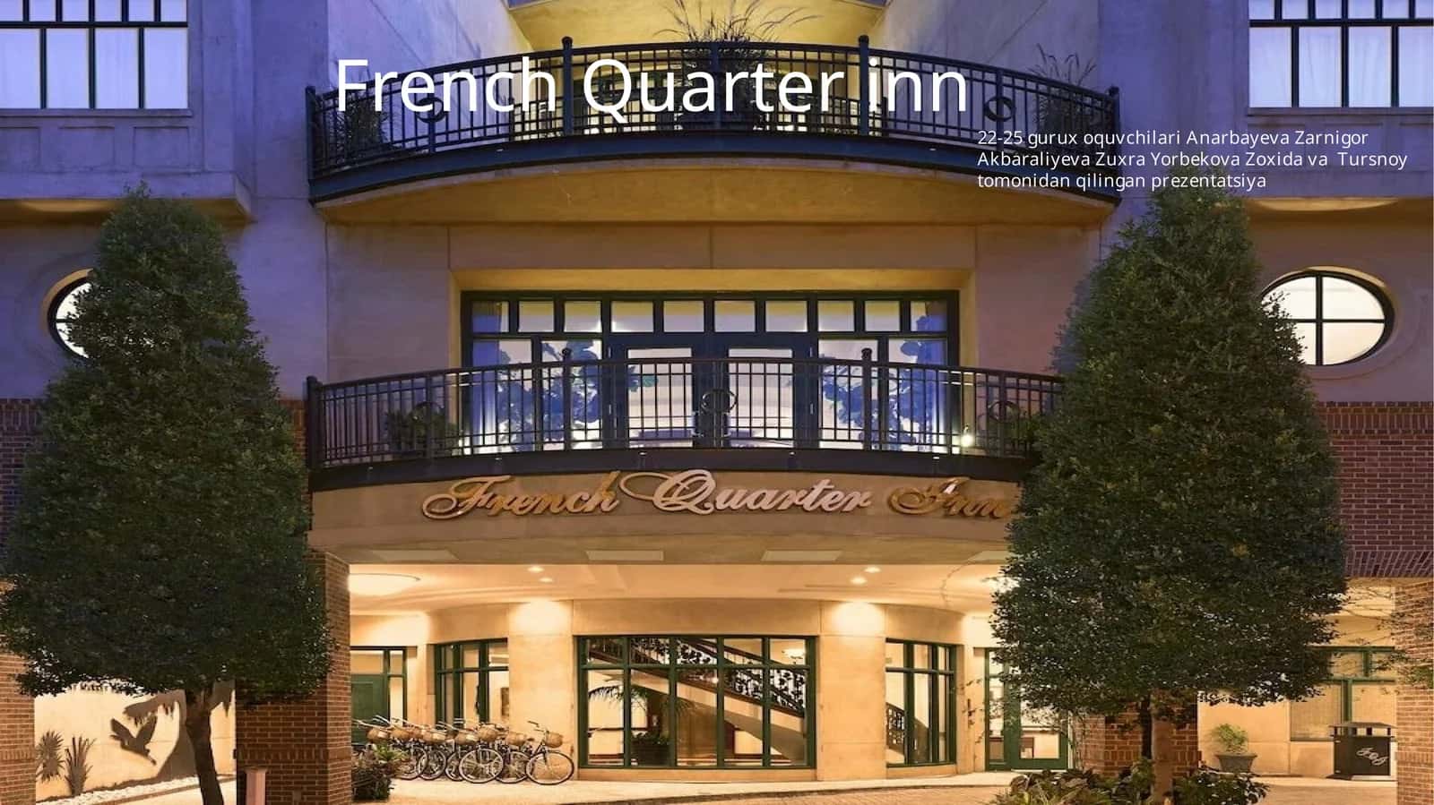 French Quarter inn 1