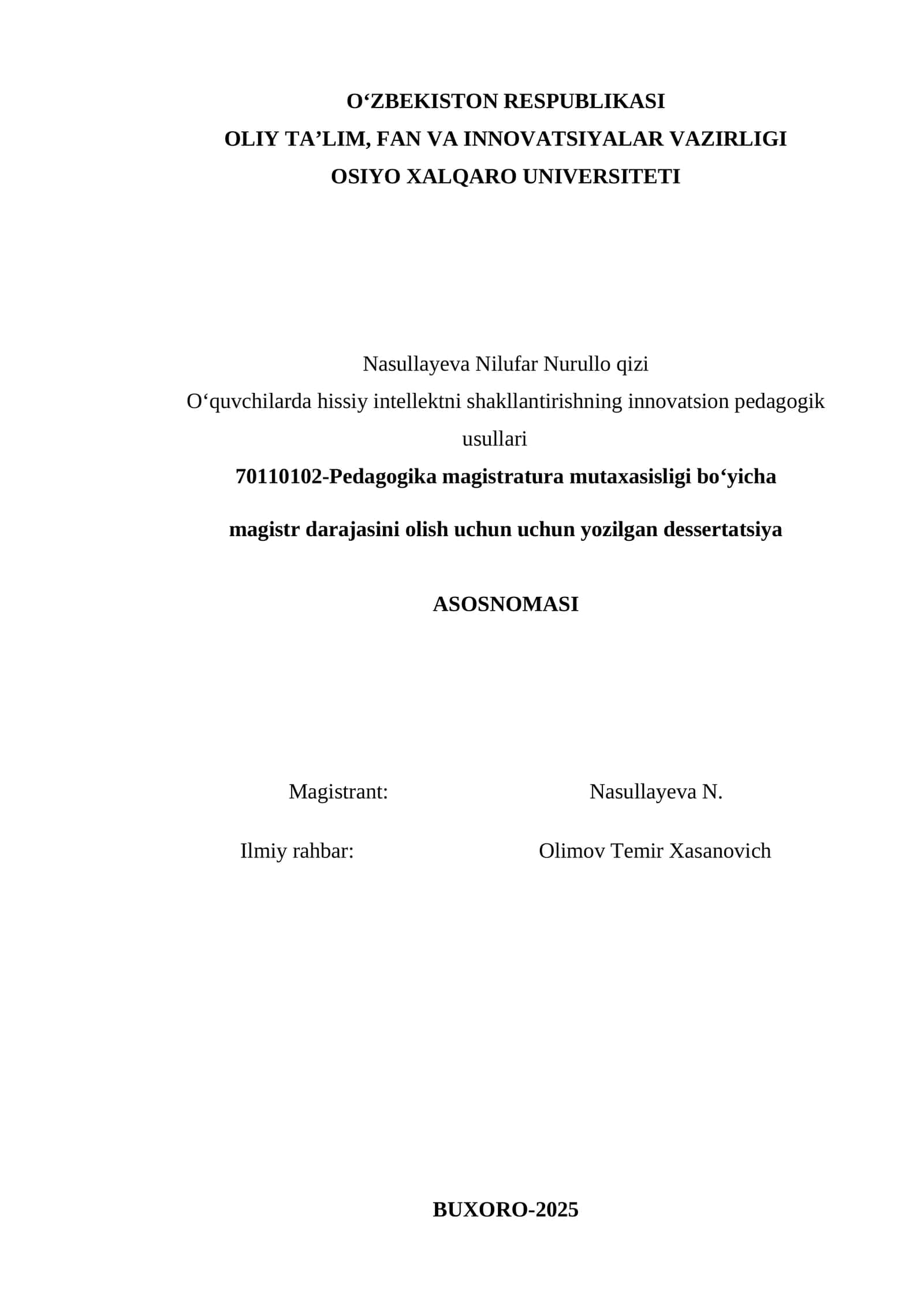 Hissiy intellekt va pedagogik usullar 1