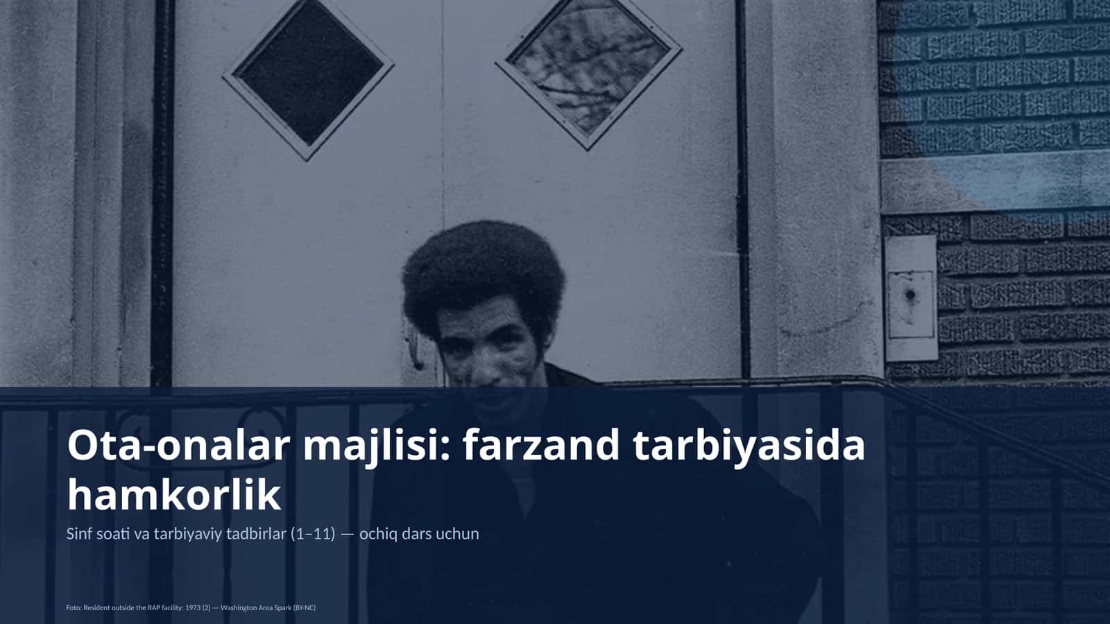 Ota-onalar majlisi: farzand tarbiyasida hamkorlik 1