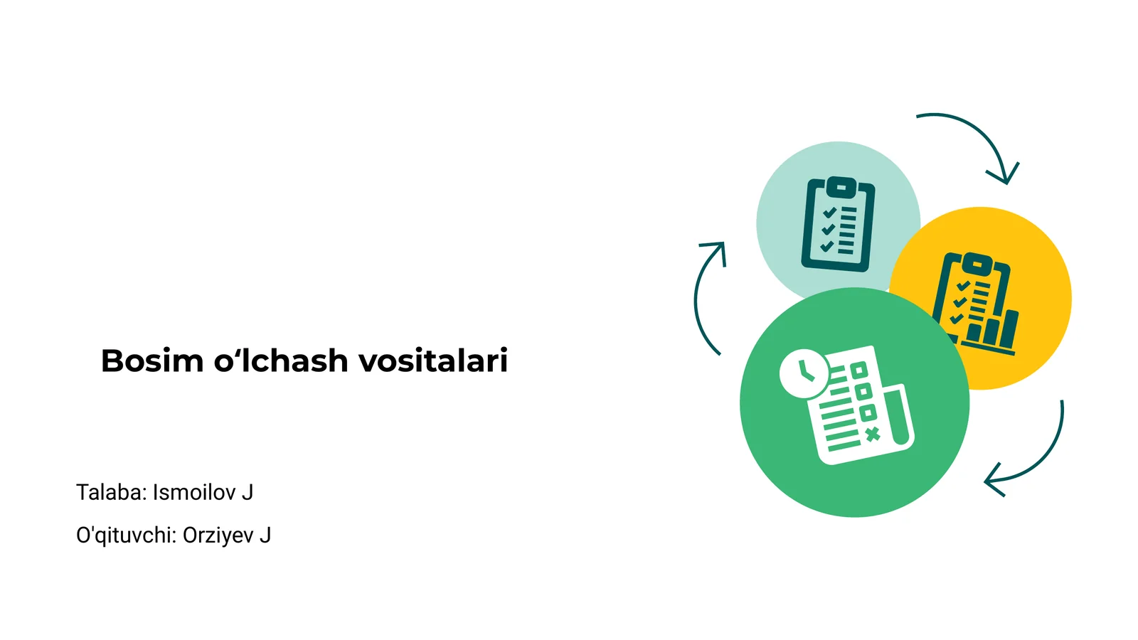 Bosim oʻlchash vositalari 1