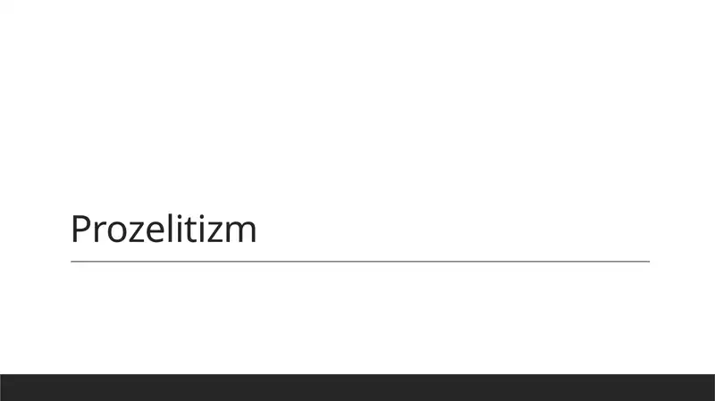 Prozelitizm 1