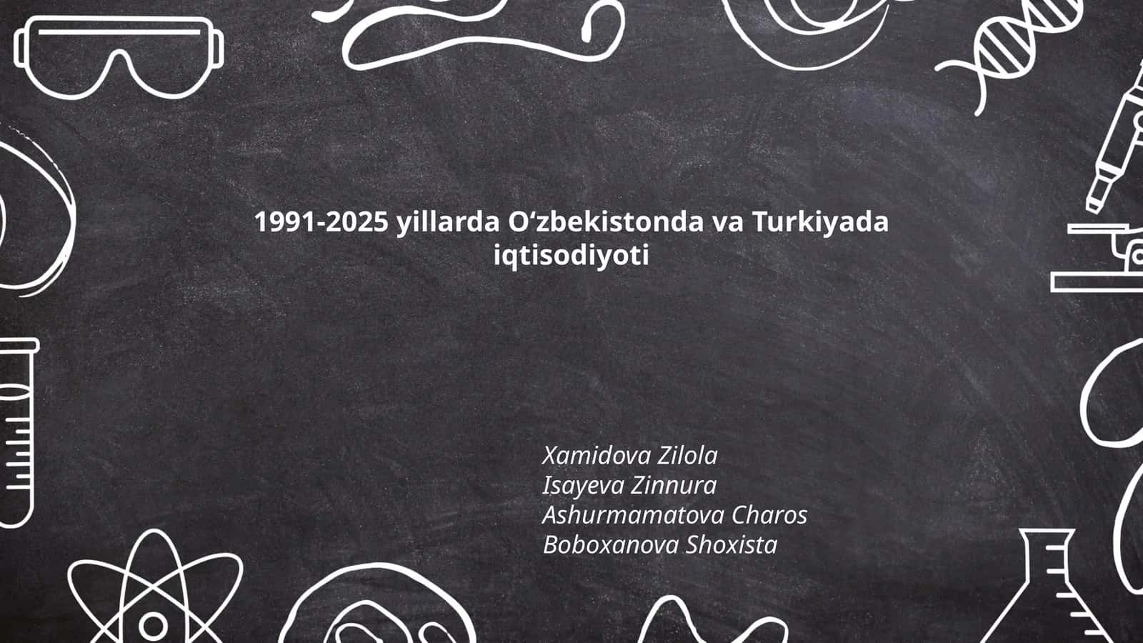 1991-2025 yillarda Oʻzbekistonda va Turkiyada iqtisodiyoti 1