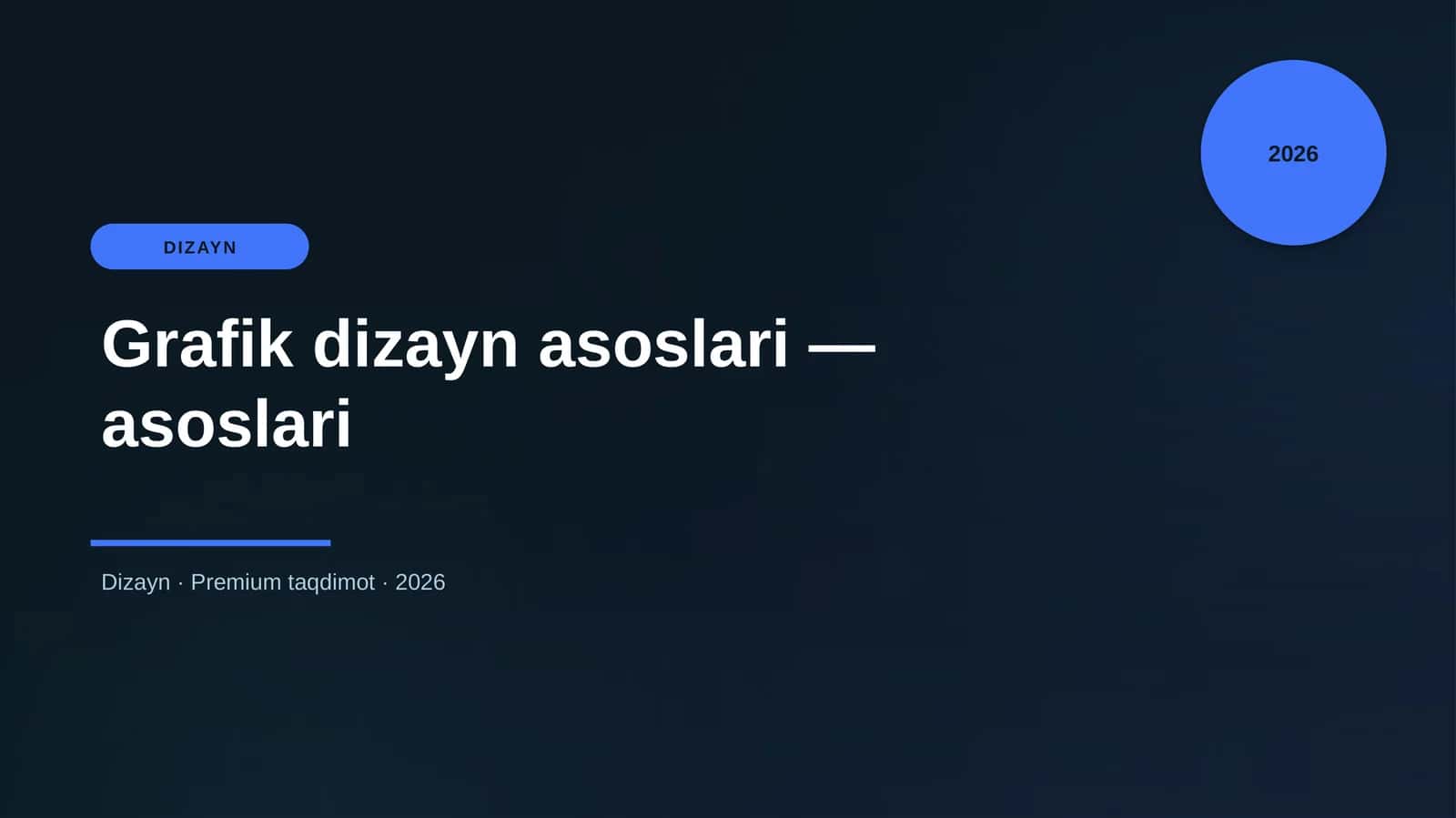 Grafik dizayn asoslari - asoslari 1