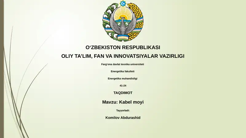 Kabel moyi 1