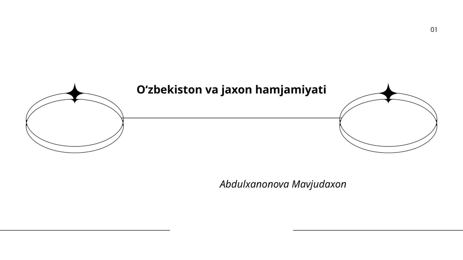 Oʻzbekiston va jaxon hamjamiyati 1