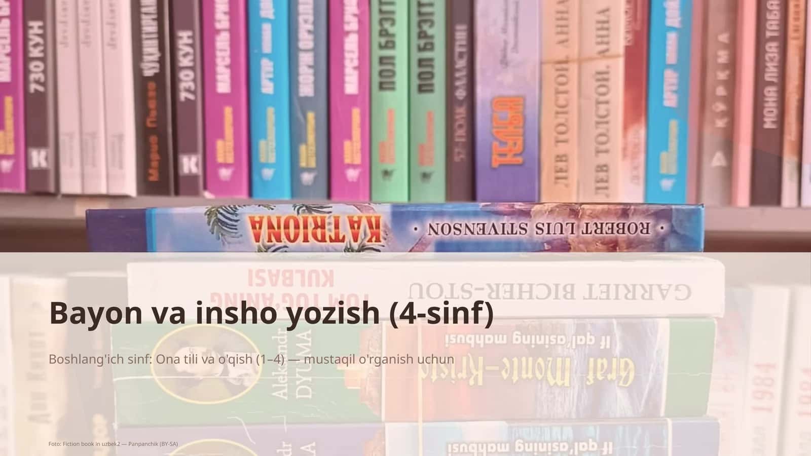 Bayon va insho yozish (4-sinf) 1