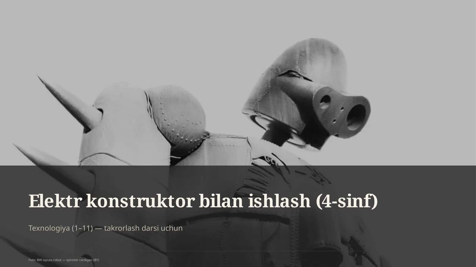 Elektr konstruktor bilan ishlash (4-sinf) 1