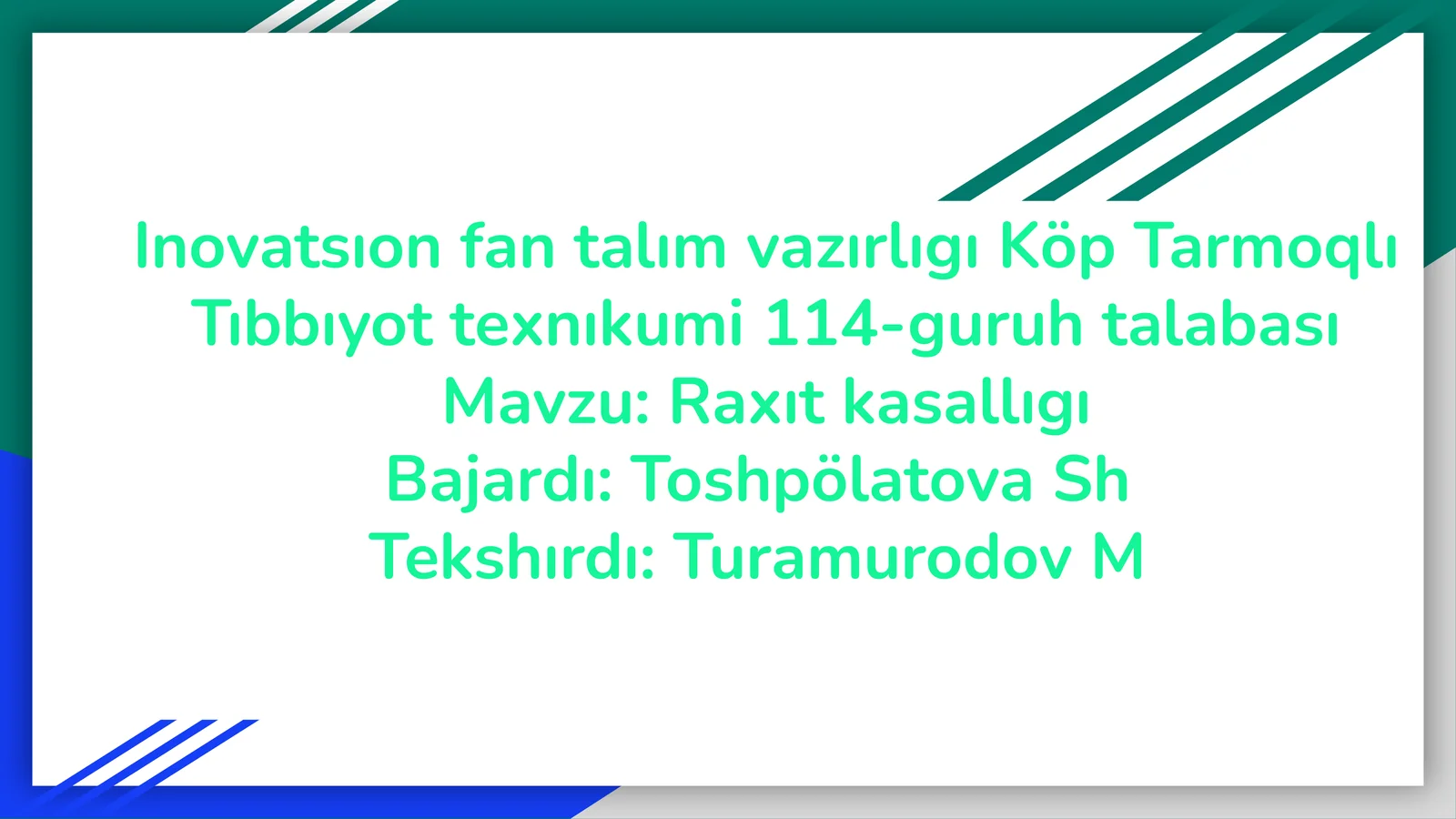 Raxıt kasallıgı 1