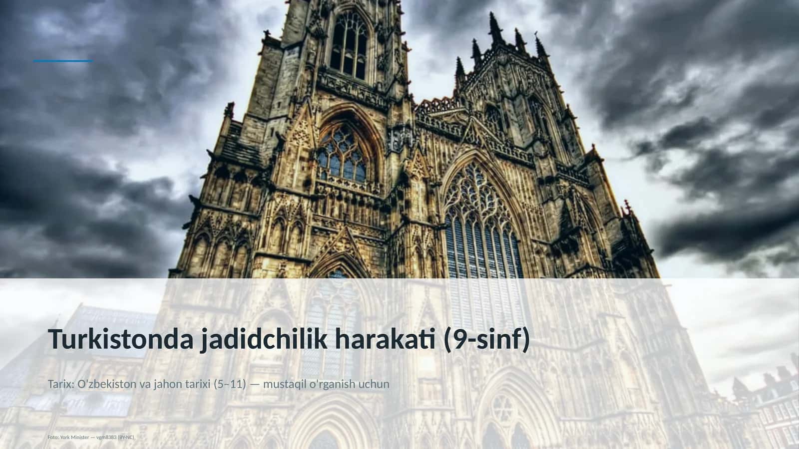 Turkistonda jadidchilik harakati (9-sinf) 1