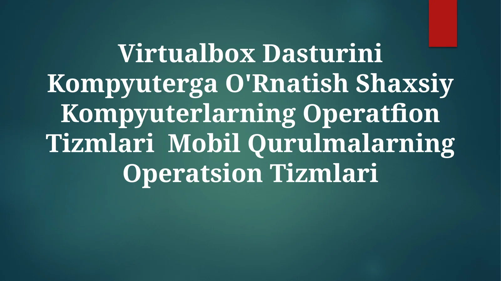 Virtualbox Dasturini Kompyuterga O'Rnatish 1