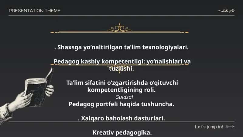 Shaxsga yo‘naltirilgan ta’lim texnologiyalari 1