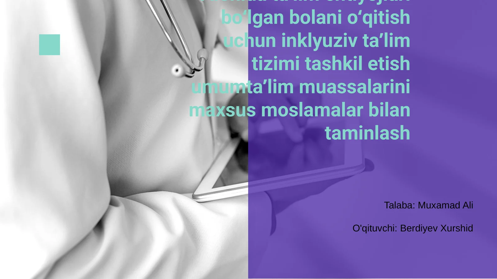 Inklyuziv ta'lim tizimi 1