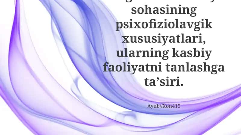 Sovg'a qobiliyatli bolalardagi psixofiziologik belgilar 1