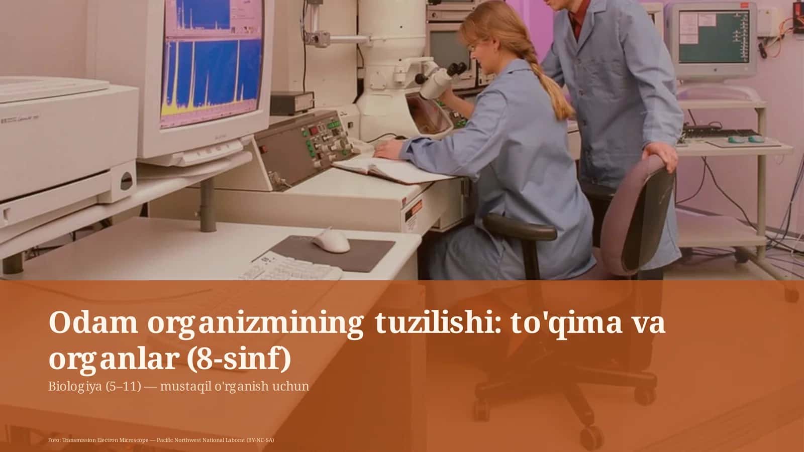 Odam organizmining tuzilishi: to'qima va organlar (8-sinf) 1