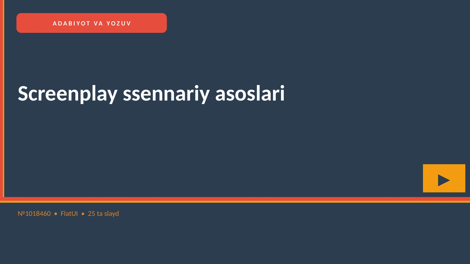 Screenplay ssennariy asoslari 1