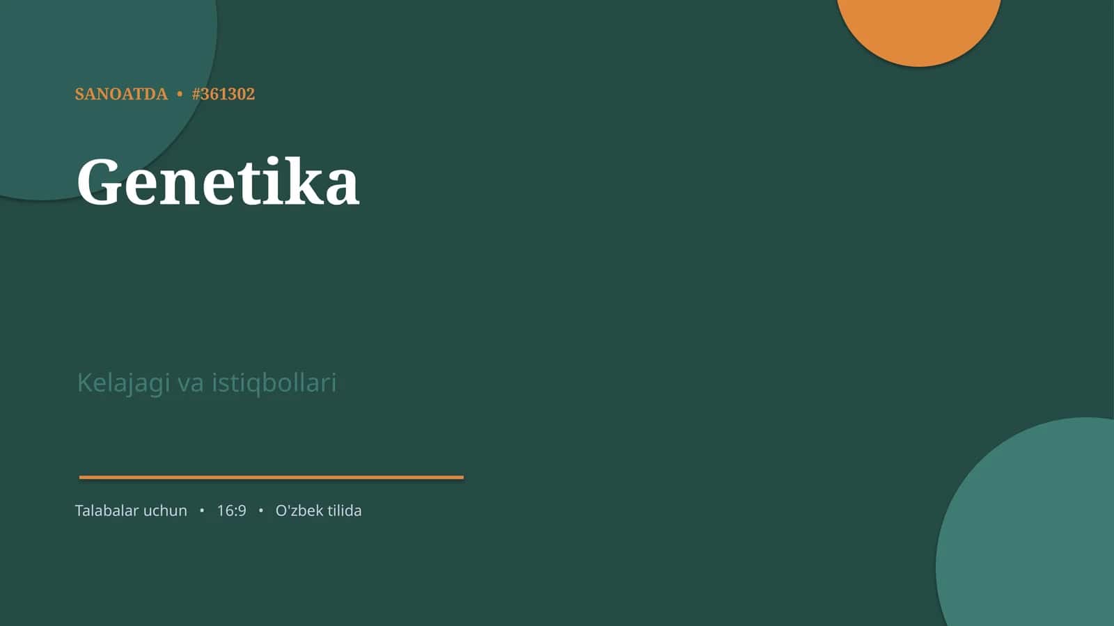 Genetika 1