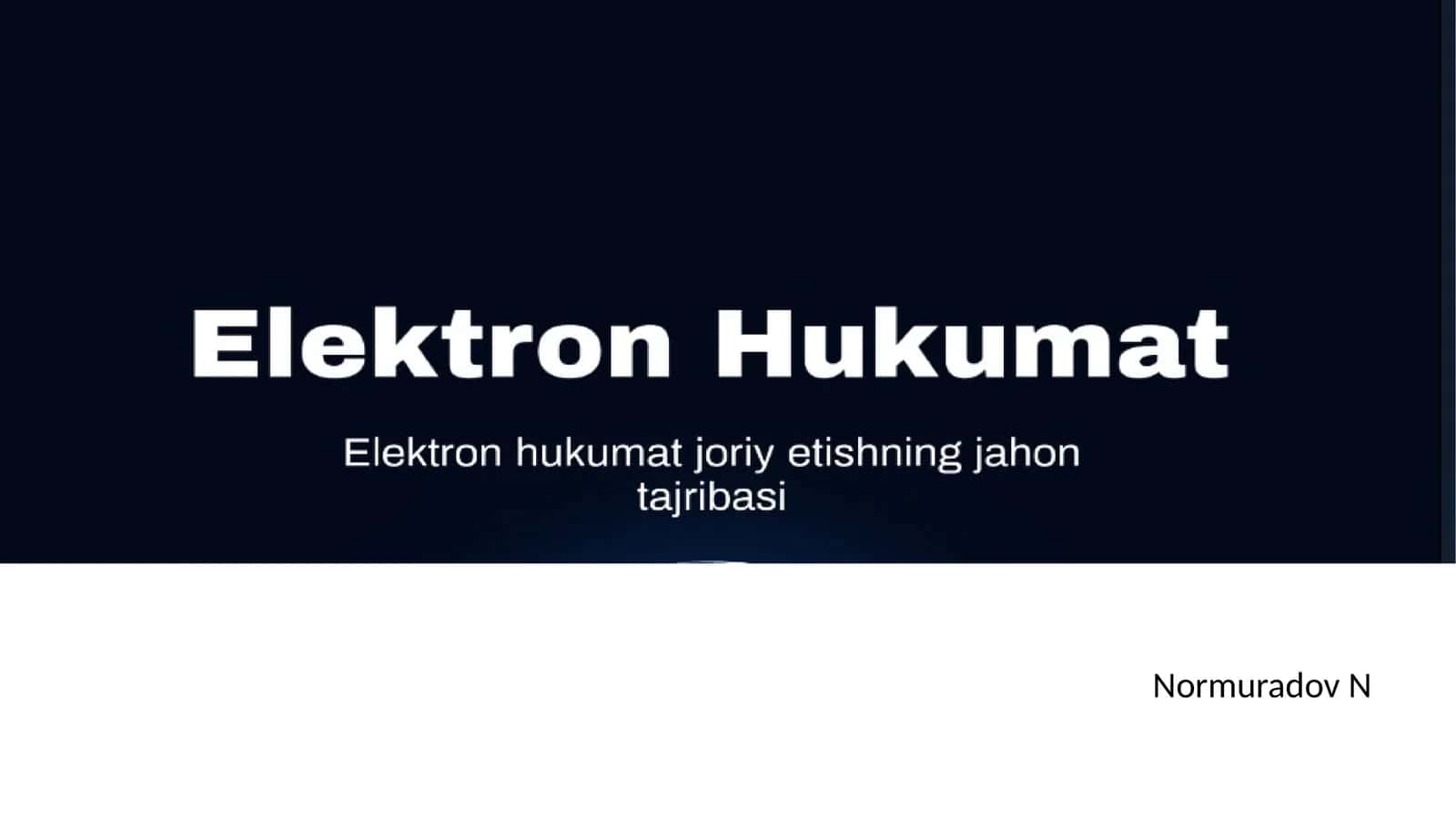 Elektronhukumat 1