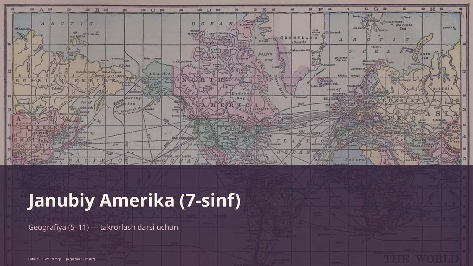 Janubiy Amerika (7-sinf) 1