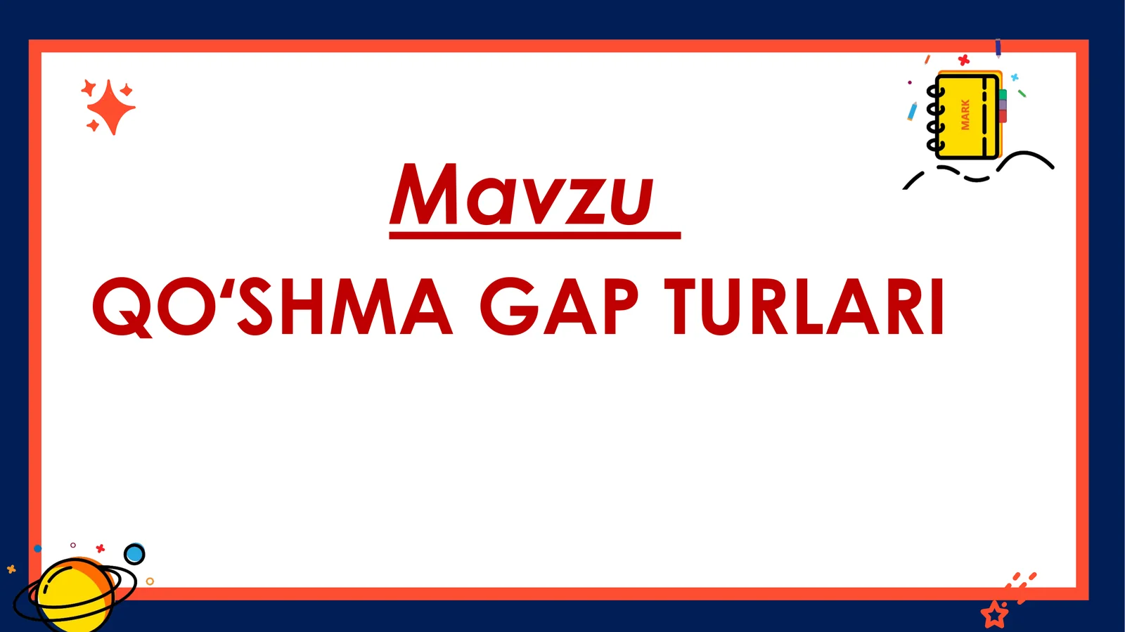 QOʻSHMAGAP TURLARI 1