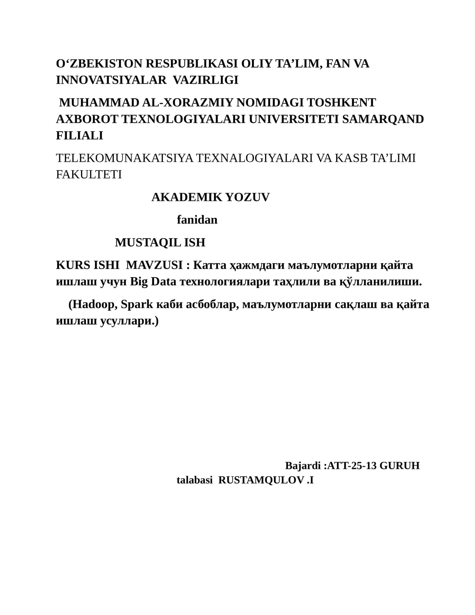 akademik yozuv 1