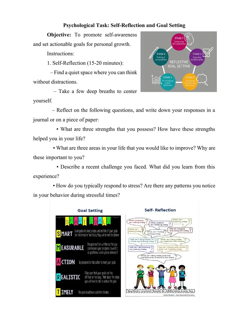 Self-Reflection Journal 1