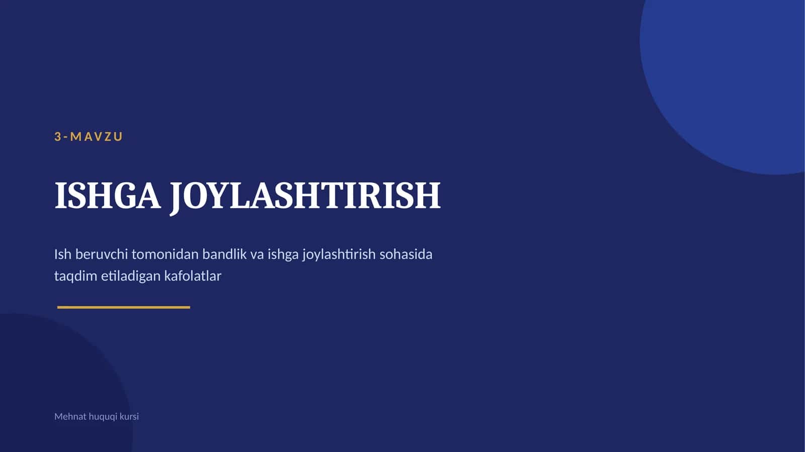 ISHGA JOYLASHISH 1