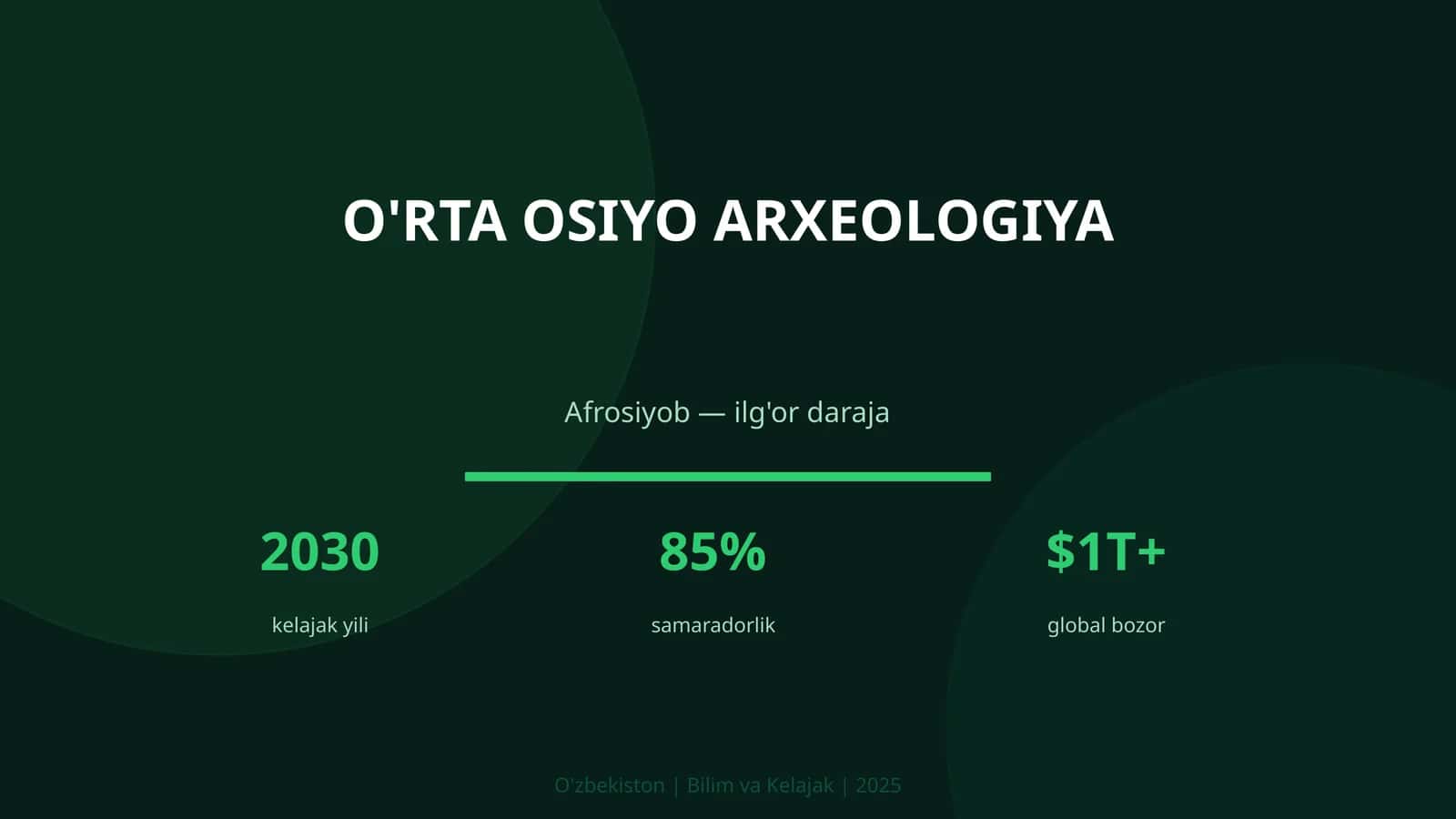 O'RTA OSIYO ARXEOLOGIYA 1