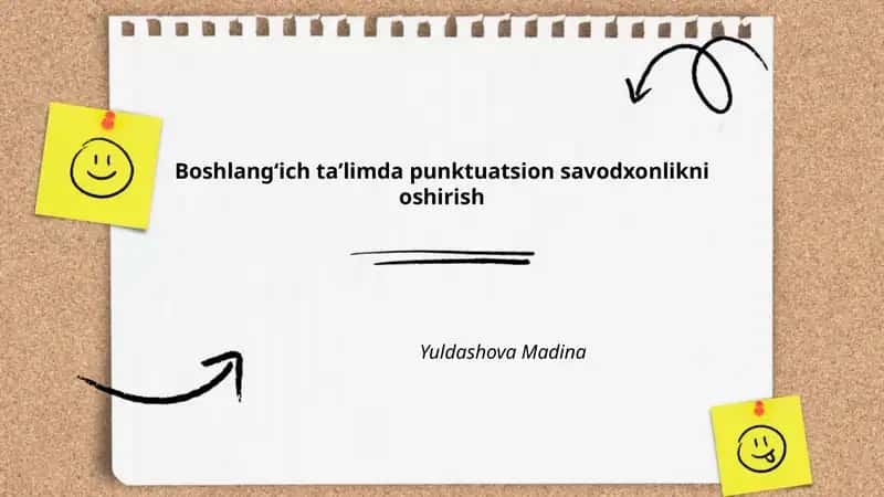 Punktuatsion savodxonlikni oshirish 1