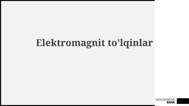 Elektromagnitto'lqinlar 1