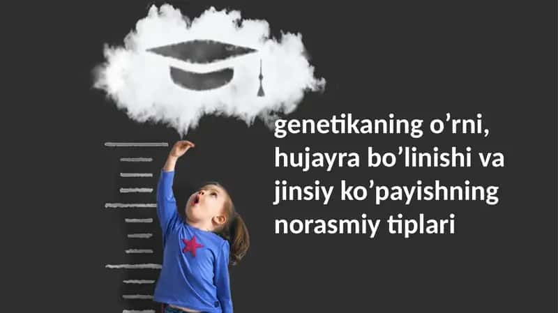 Genetikaning roli va irsiyat mexanizmlari 1