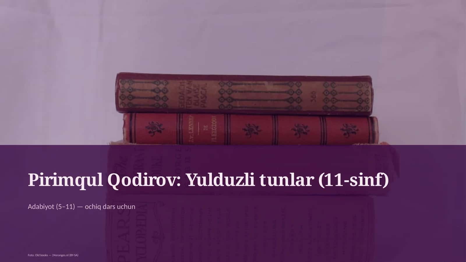 Yulduzli tunlar (11-sinf) 1